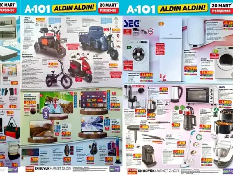 Yeni A101 Aktüel Kataloğu ile Airfryer ve Daha Fazlası Sizleri Bekliyor!