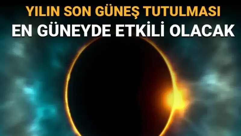 Yılın Son Güneş Tutulması Eylül'de: Ay Güneş'in Yüzde 85'ini Örtecek