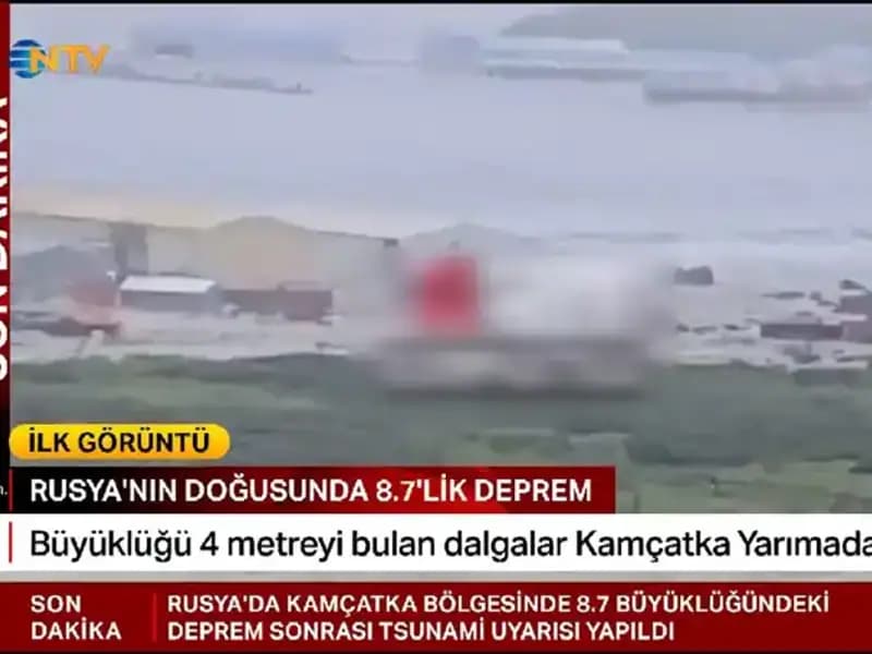 Kamçatka Kıyılarında Tsunami Tehlikesi: İlk Dalgalar Geliyor