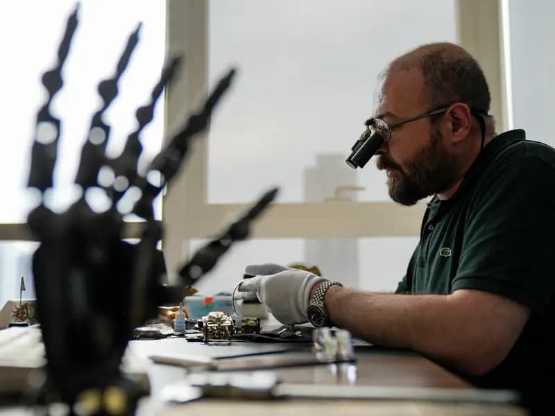 Ortopedi Uzmanı Opr. Dr. Ahmet Savran'ın Saat Tamiriyle Ameliyat Hazırlığı