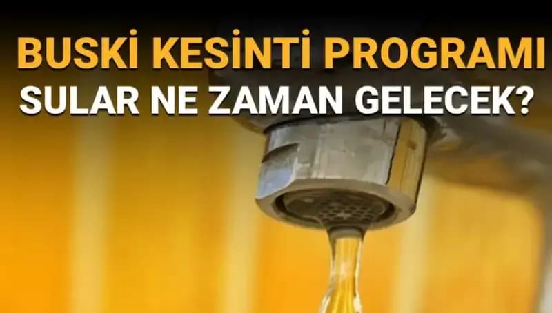 Bursa Nilüfer'de Su Kesintisi: Sular Ne Zaman Geliyor?