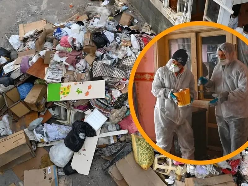 İzmir'de Çöp Evden 12 Kamyon Atık Çıkarıldı: Temizlik Devam Ediyor