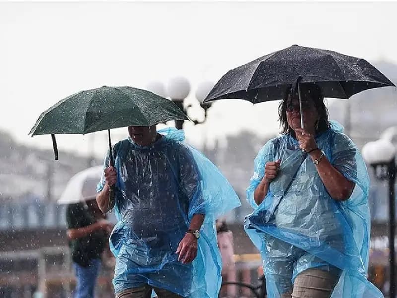 Türkiye Genelinde 5 Gün Sürecek Yağışlı Hava Uyarısı